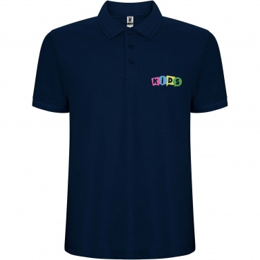 Logo trade promotional merchandise image of: Pegaso Premium short sleeve kids polo