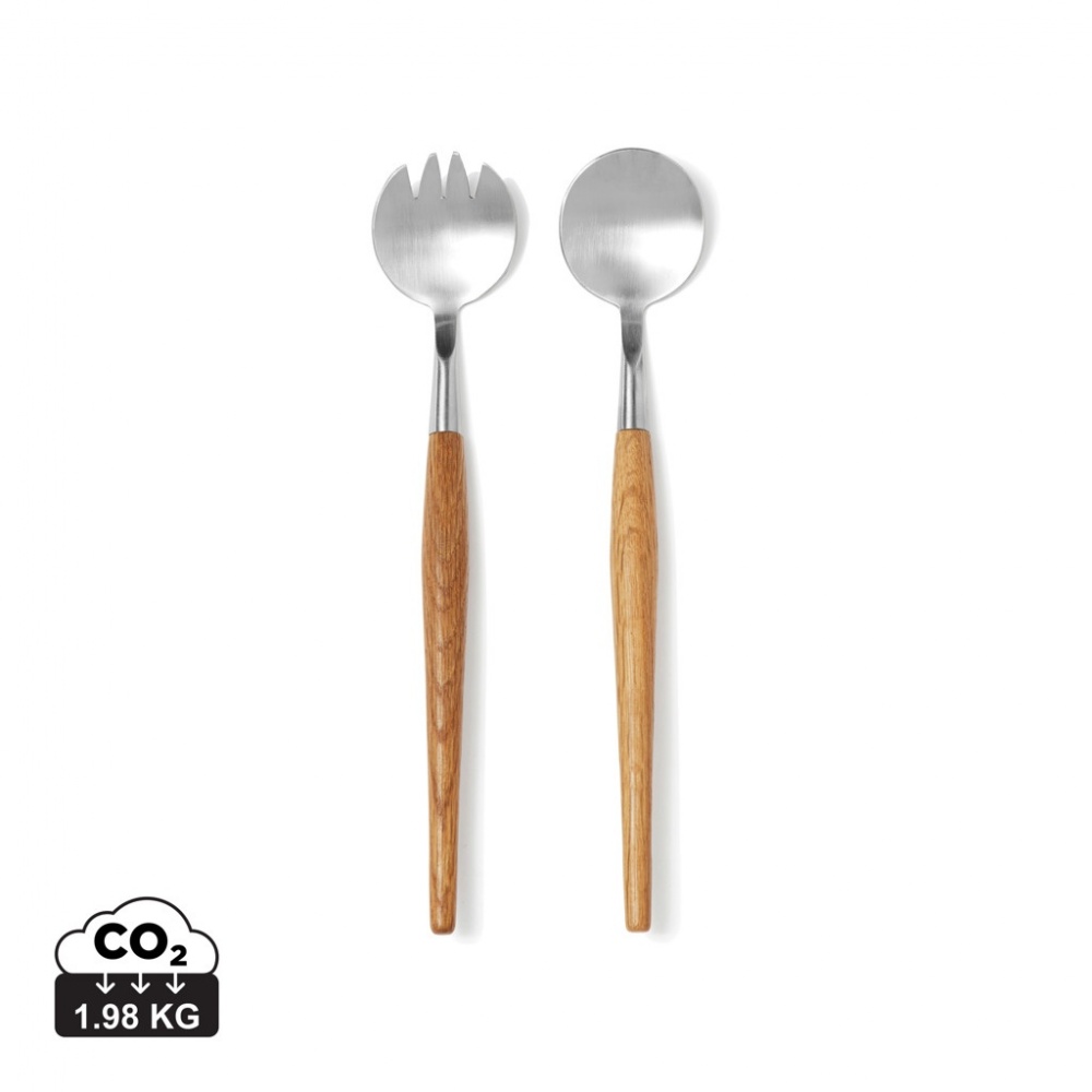 Logo trade promotional merchandise image of: VINGA Retro serving cutlery