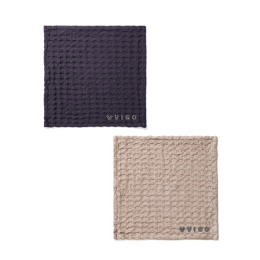 Logo trade corporate gifts image of: VINGA Cromer waffle dish cloth, 2 pcs