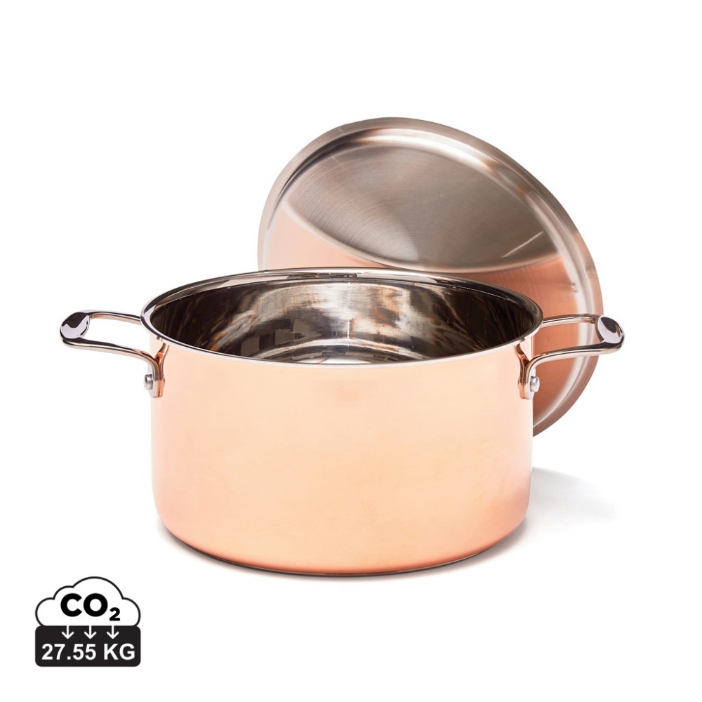 Logotrade promotional merchandise photo of: VINGA Baron copper saucepan