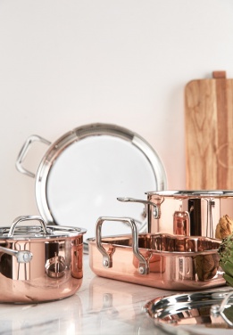 Logotrade advertising products photo of: VINGA Baron copper saucepan