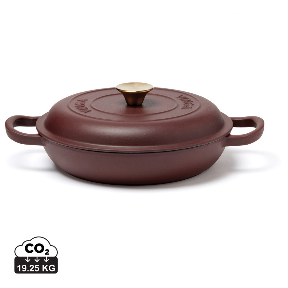 Logo trade promotional giveaways picture of: VINGA Monte enameled cast iron sauté pan