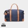 VINGA Bosler RCS recycled canvas weekend bag, navy