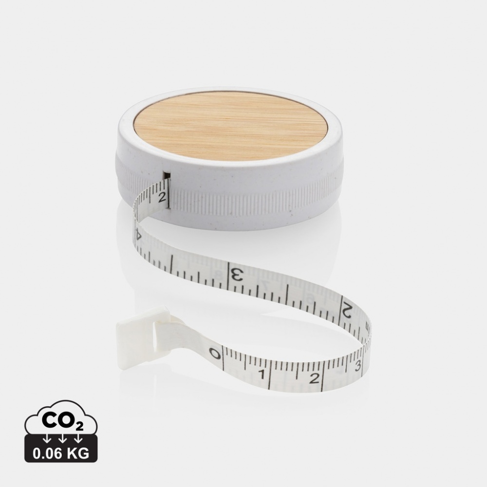 Logotrade promotional giveaway image of: RCS recycled plastic & bamboo tailor tape