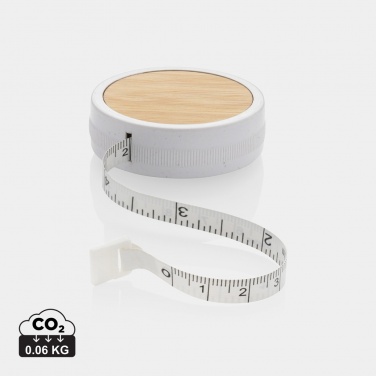 Logotrade promotional items photo of: RCS recycled plastic & bamboo tailor tape