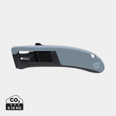 Logotrade corporate gift image of: RCS certified recycled plastic Auto retract safety knife