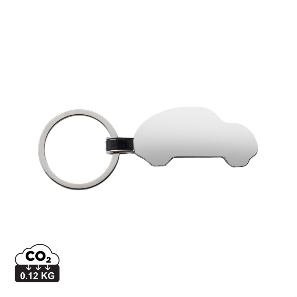 Logotrade promotional merchandise picture of: RCS recycled zinc alloy car keyring