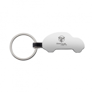 Logo trade advertising product photo of: RCS recycled zinc alloy car keyring