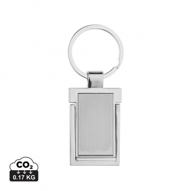 Logo trade corporate gift photo of: RSC recycled zinc alloy phone stand keychain