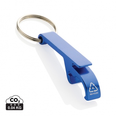 Logotrade promotional merchandise image of: RCS recycled aluminum bottle and can opener