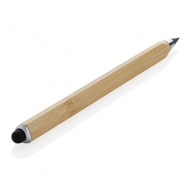 Logotrade promotional gift picture of: Eon bamboo infinity multitasking pen