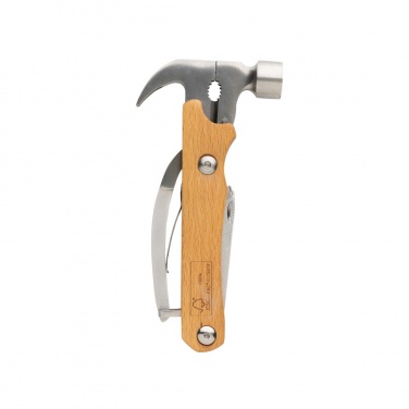 Logotrade business gift image of: Wooden multi-tool hammer