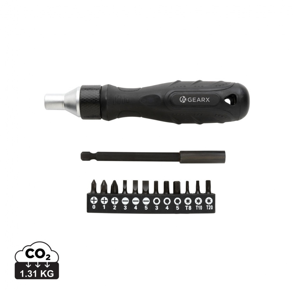 Logo trade promotional merchandise photo of: Gear X ratchet screwdriver