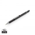 5-in-1 aluminium toolpen, black