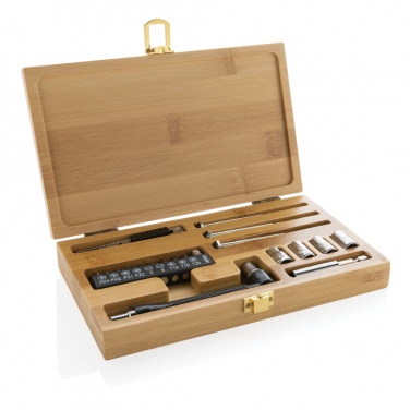 Logotrade corporate gift picture of: Carvine 21 pcs bamboo tool set