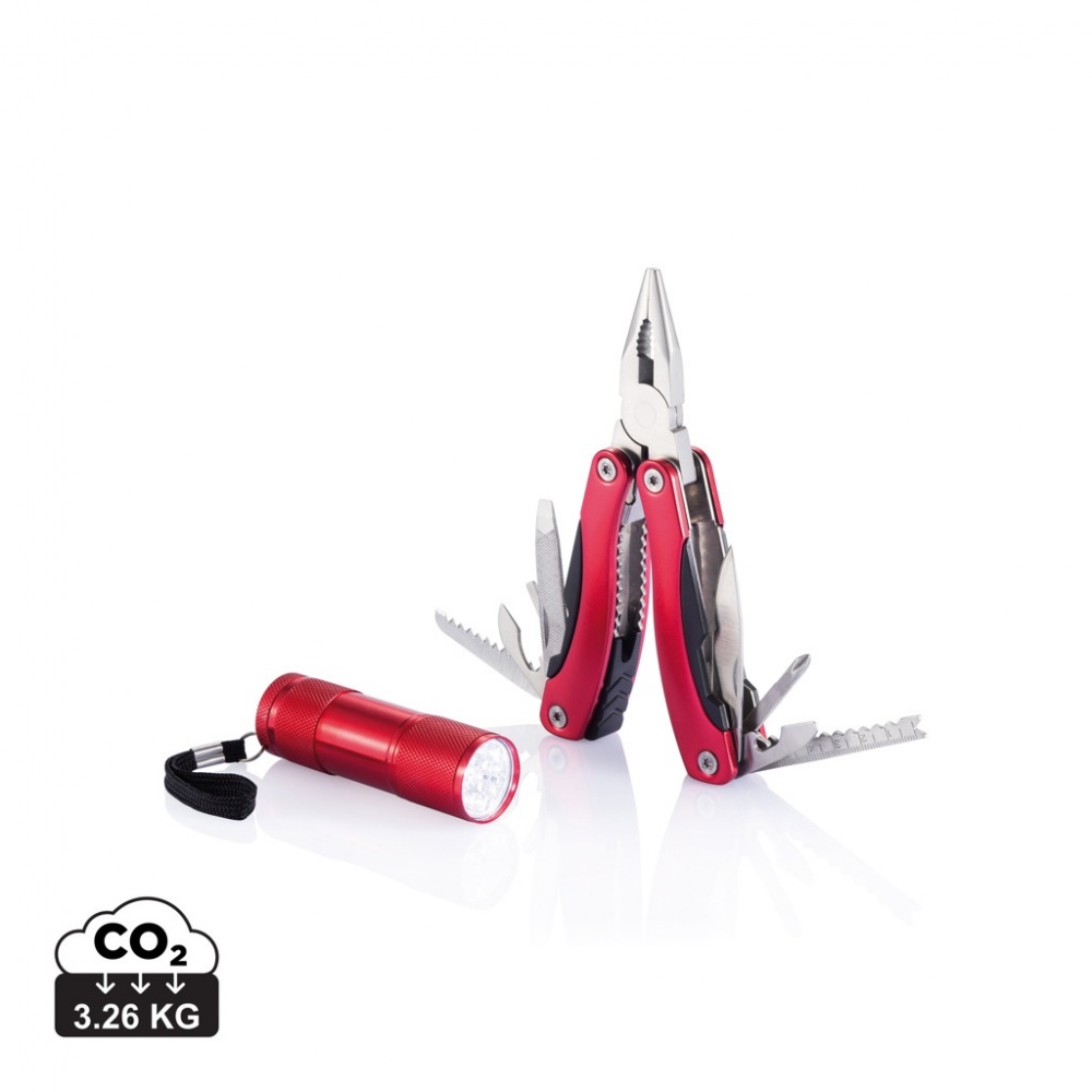 Logotrade promotional item picture of: Multitool and torch set