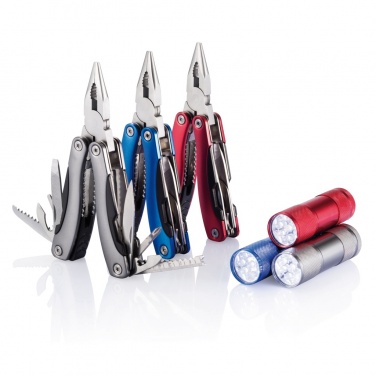 Logo trade advertising products image of: Multitool and torch set