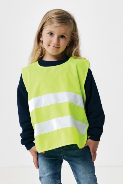 Logotrade promotional product picture of: GRS recycled PET high-visibility safety vest 3-6 years