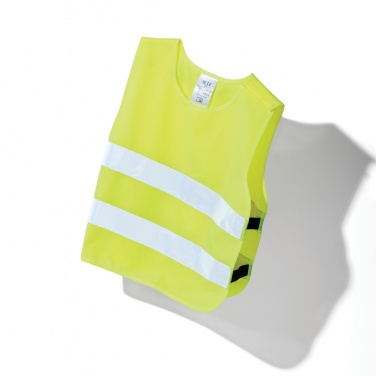 Logo trade promotional product photo of: GRS recycled PET high-visibility safety vest 3-6 years