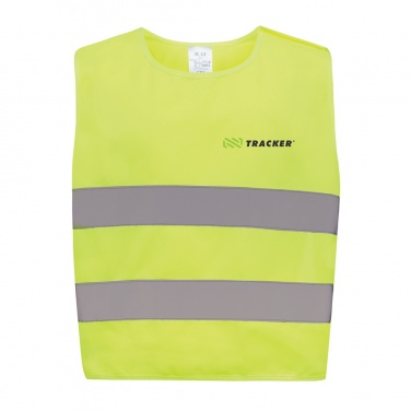 Logotrade promotional gift picture of: GRS recycled PET high-visibility safety vest 3-6 years