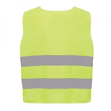 Logo trade promotional gifts image of: GRS recycled PET high-visibility safety vest 7-12 years