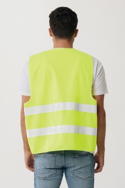 Logo trade promotional giveaways image of: GRS recycled PET high-visibility safety vest