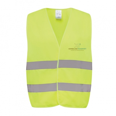 Logo trade business gift photo of: GRS recycled PET high-visibility safety vest