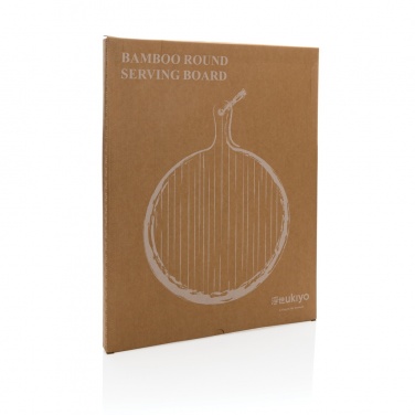 Logo trade promotional items picture of: Ukiyo bamboo round serving board