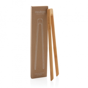 Logotrade advertising product image of: Ukiyo bamboo serving tongs