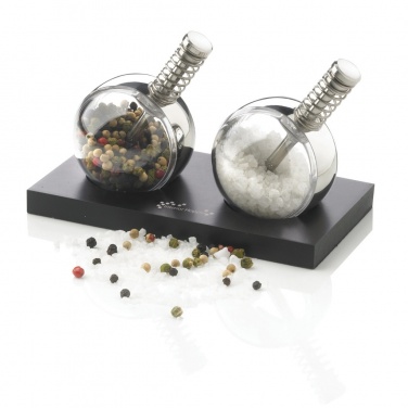 Logo trade promotional merchandise image of: Planet pepper & salt set