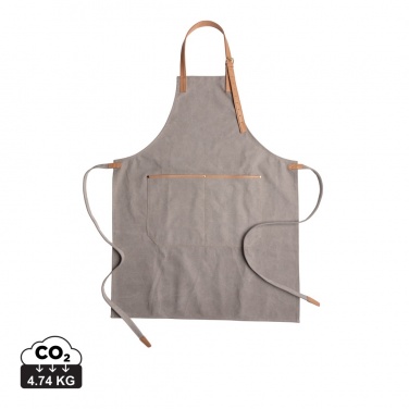 Logo trade promotional giveaways picture of: Deluxe canvas chef apron