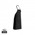 Impact AWARE™ Recycled cotton apron 180gr, black