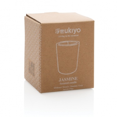 Logo trade promotional products image of: Ukiyo small scented candle in glass