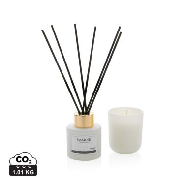 Logotrade corporate gift image of: Ukiyo candle and fragrance sticks gift set