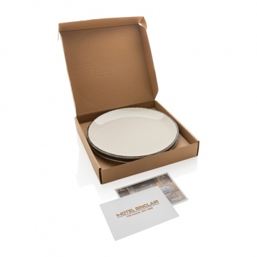 Logo trade promotional merchandise image of: Ukiyo dinner plate set of 2