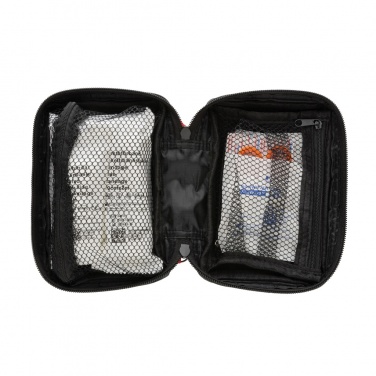 Logotrade promotional product picture of: RCS recycled nubuck PU pouch  first aid set