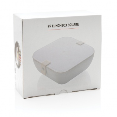 Logo trade promotional merchandise photo of: PP lunchbox square