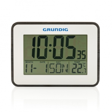 Logotrade promotional gift picture of: Grundig weatherstation alarm and calendar