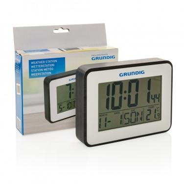 Logotrade business gift image of: Grundig weatherstation alarm and calendar