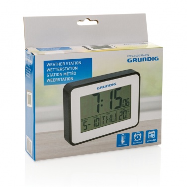 Logo trade promotional products picture of: Grundig weatherstation alarm and calendar