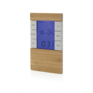 Logotrade promotional giveaways photo of: Utah RCS rplastic and bamboo weather station