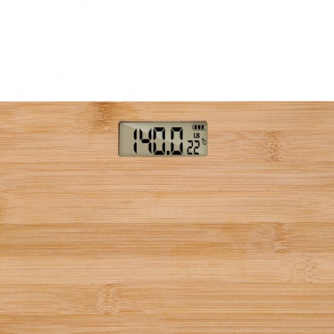 Logo trade promotional products picture of: Grundig Bamboo Digital Body Scale