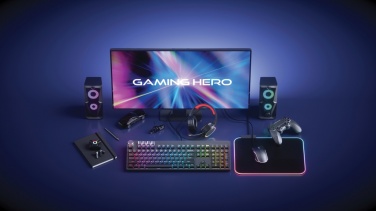 Logotrade business gifts photo of: RGB gaming mousepad