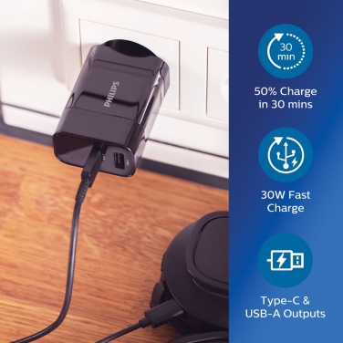 Logotrade advertising product image of: Philips ultra fast PD wall charger