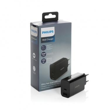 Logo trade advertising product photo of: Philips ultra fast PD wall charger