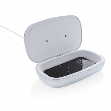 Logo trade advertising products picture of: Rena UV-C steriliser box with 5W wireless charger