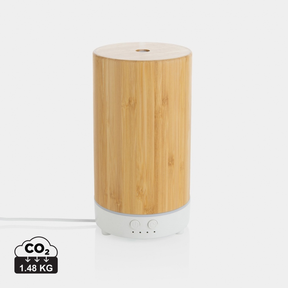 Logo trade promotional giveaways picture of: RCS recycled plastic and bamboo aroma diffuser