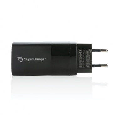 Logotrade promotional item image of: Philips 65W ultra fast PD 3-port USB wall charger