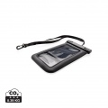 IPX8 Waterproof Floating Phone Pouch, black