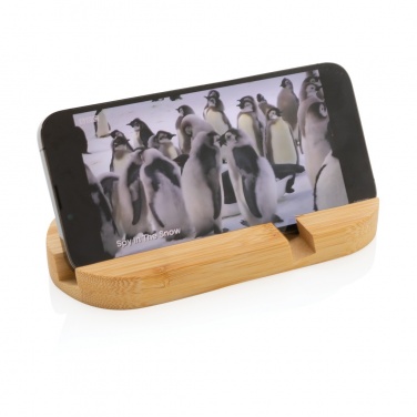 Logotrade promotional gifts photo of: Bamboo tablet and phone holder